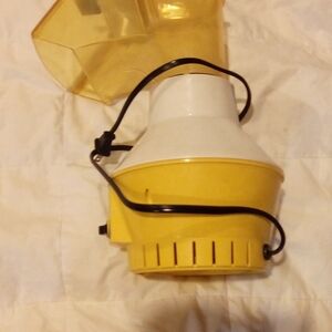 Yellow and White Hair Dryer